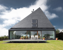 Natural slate - geometric shapes of the project (Brussels)